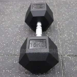 Durable Hexagonal Dumbbell (20kg) – High-Traction Non-Slip Grip