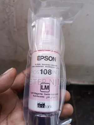 Epson 108 Ecotank Pigment Light Magenta Ink Bottle