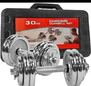 New Affordable Chrome Bells 30kg With Case/30kg Chrome Dumbbells