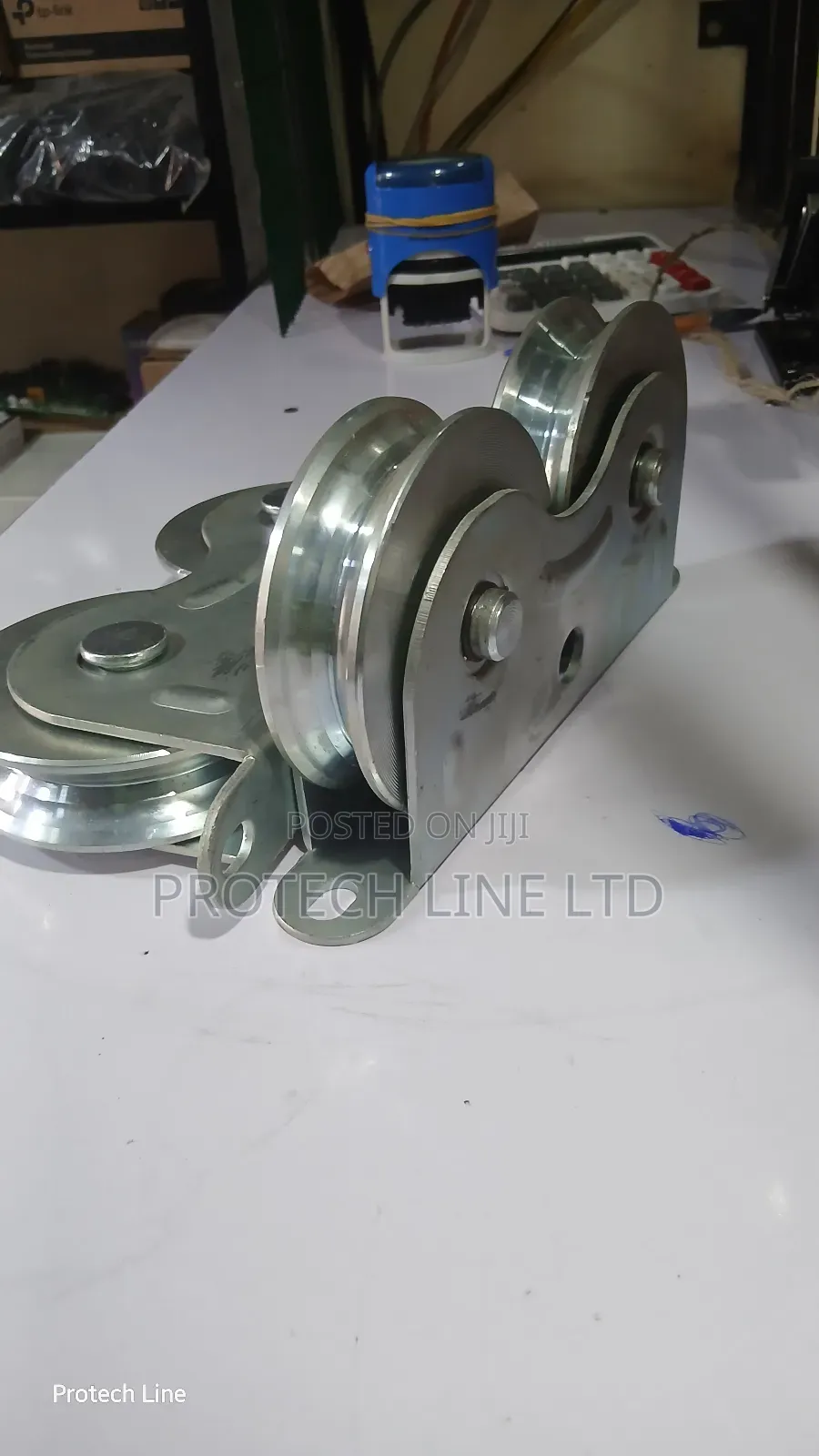 Double Wheel Gate Rollers 100mm ×25mm