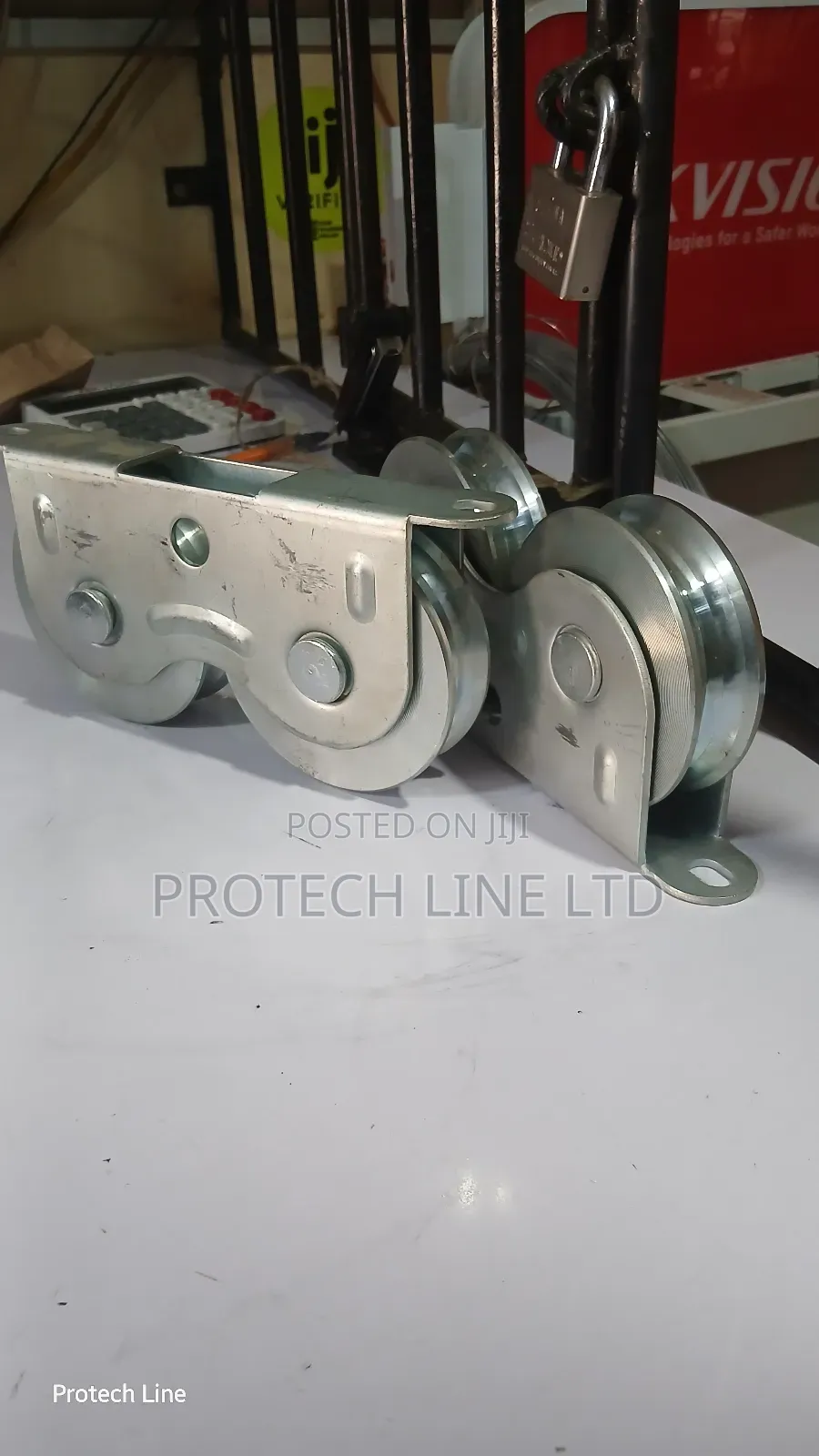 Double Wheel Gate Rollers 100mm ×25mm