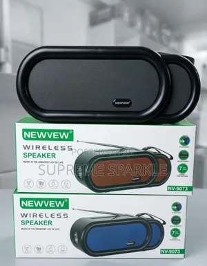 Newvew Nv-9073 Wireless Speaker. Flashlight Solar Radio