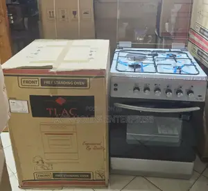 Made in Turkey - 60*60 Tlac 3+1 Standing Gas Cooker With Gas Sensor