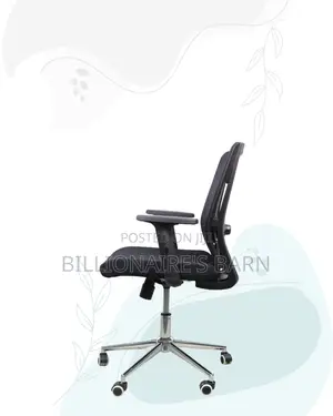 The Barn Origin Chair Mid Back Chrome Base Professional