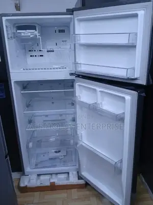 Lg No Frost Fridge 234 Litres Double Door Top Mount Freezer - Silver