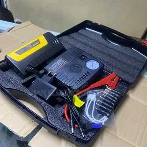 4-in-1 Car Jump Starter **Air Compressor, **Power Bank**Led Flashlight