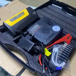 High-Power 1x 4-in-1 Car Jump Starter and **Led Flashlight**