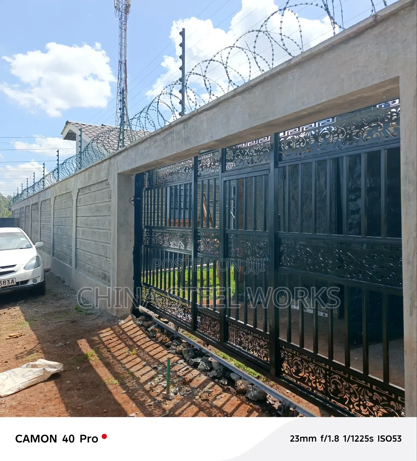 Slidding Grill Gate