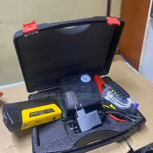 Portable Car Jump Starter Kit Air Compressor . . .4-in-1 Jump Starter