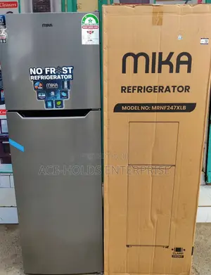 247 Litres - Mika Fridge Double Door Top Mount Freezer No Frost