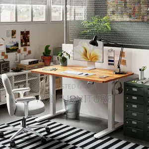 Office Table; Height Adjustable Electric Stand Up Desk