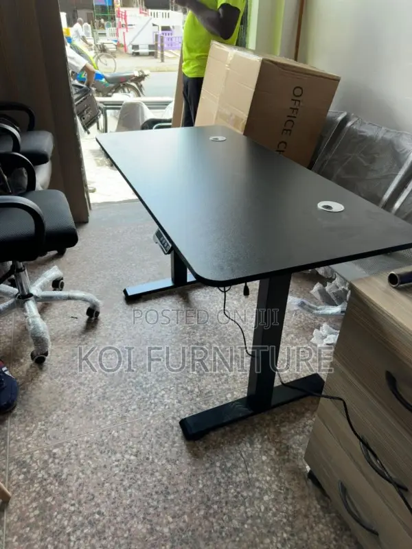Office Table; Height Adjustable Electric Stand Up Desk