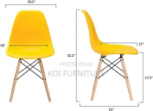 Dining Chairs; Eames Modernized Top Stylish Dining Chairs