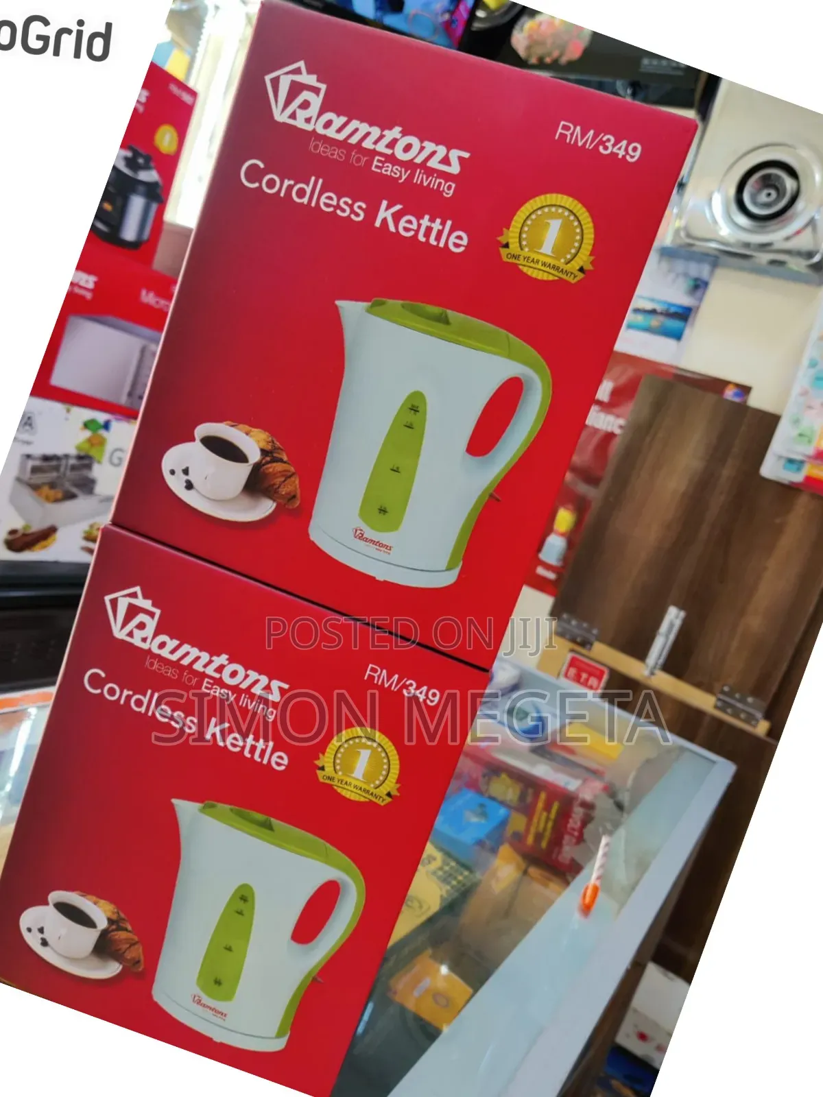 Ramton Cordless Kettle 1.7 Litres Available