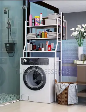 3 Tier Over the Washer Storage Rack Space-Saving Room Organizer
