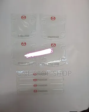 Clear Mazda 8pc Door Handles+Bowl Scratch Protectors