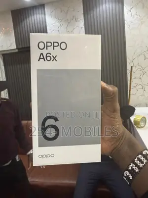 New Oppo A6x 64 GB Black