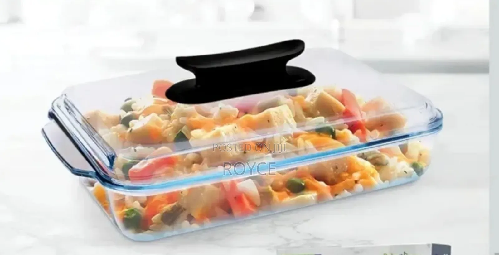 Casserole Baking Tin With Lid- 4l