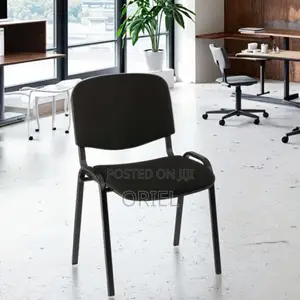 Office Chair: Smart Seat Black Fabric Office Task Chair