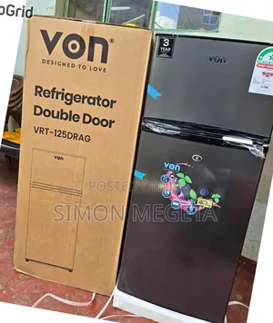 In Stock Von 125 Litres Double Door Fridge