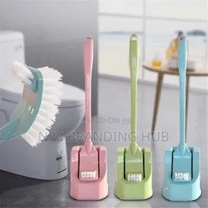 Double Sided Toilet Brush With Matching Stand P.O