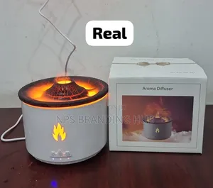 360ml Volcano Flame Humidifier Aroma Diffuser(P.O)
