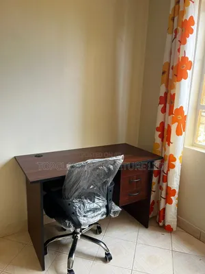 Mesh Chair Black and 1.2m Desk