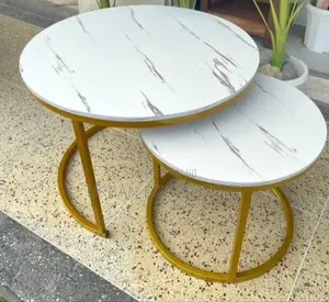 White Nesting Coffee Table