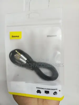 Baseus Yiven 3.5mm Male to 3.5mm Male Aux Cable 1.5m Silver/Black
