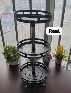 Multifunctional 3 Tier Rotating Shelves