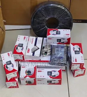 6 Hikvision Smart Hybrid Colored Cameras With Sound Recording