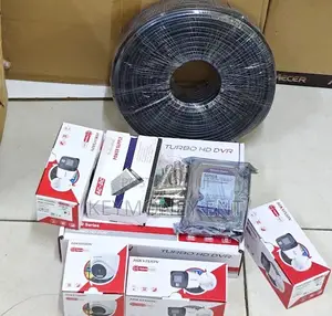 4 Smart Hybrid Colored Voice Recording Hd CCTV Cameras Complete Kit