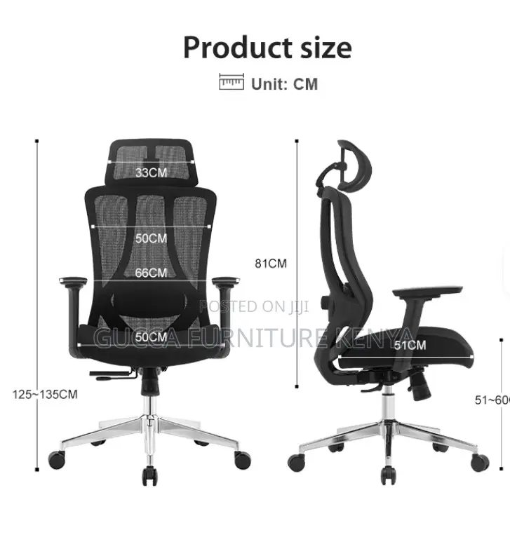 High-back Ergonomic Mesh Computer Chair