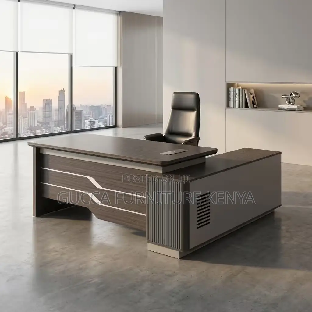 Directors 180cm L-shaped Executive Table