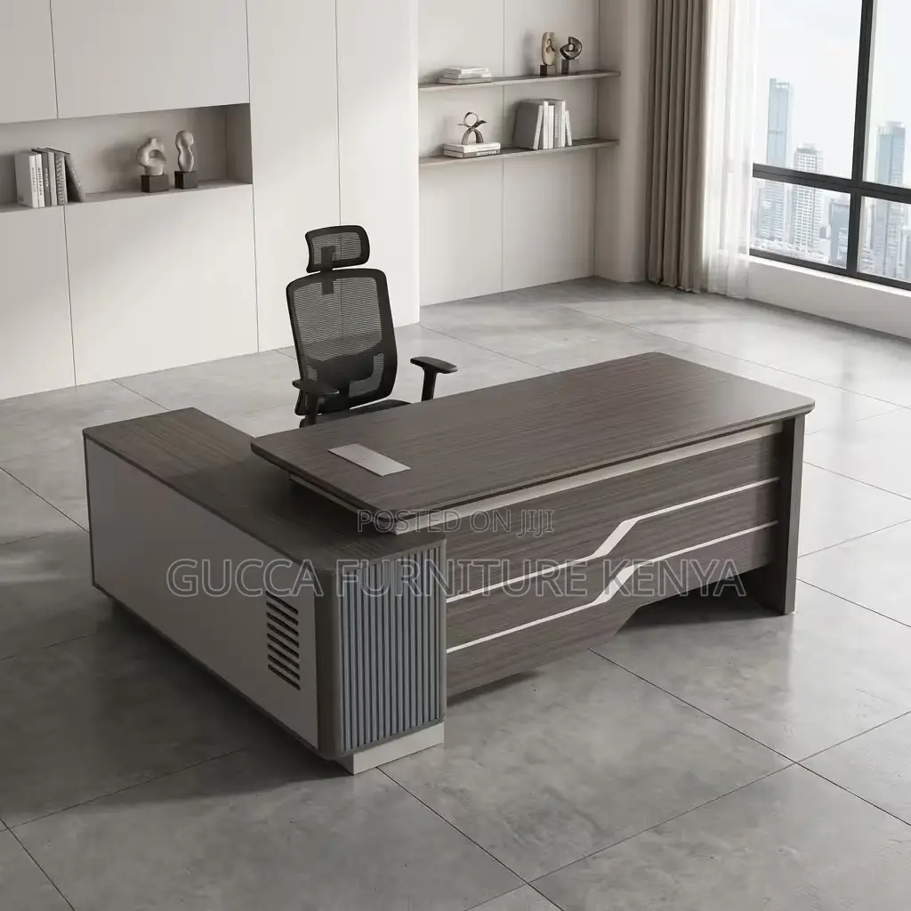 Directors 180cm L-shaped Executive Table