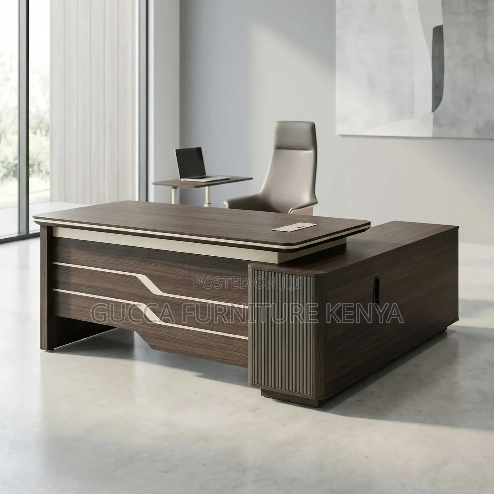 Directors 180cm L-shaped Executive Table