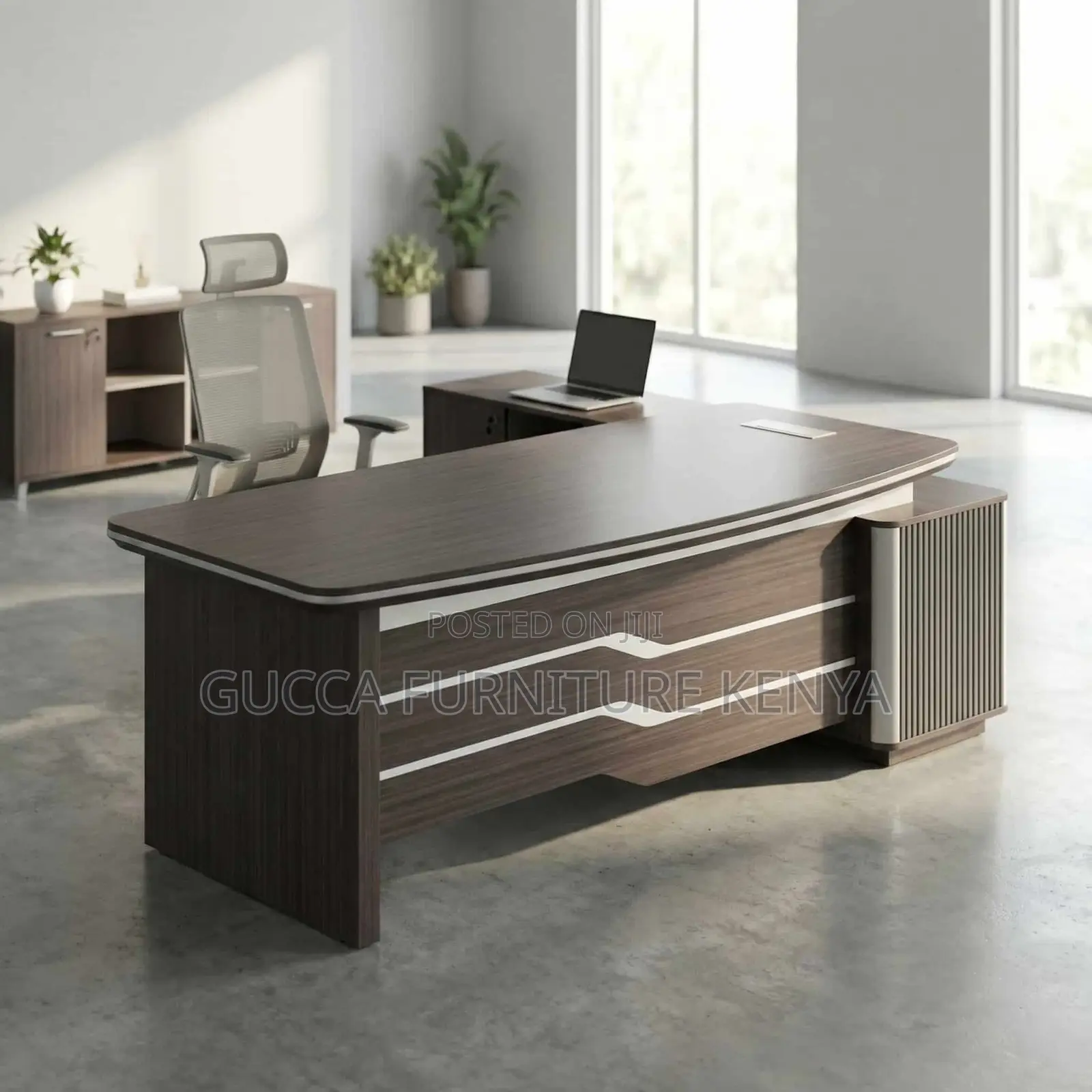 Directors 180cm L-shaped Executive Table