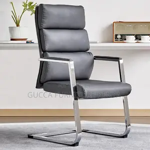 Leather Upholstered Executive Visitor Chair