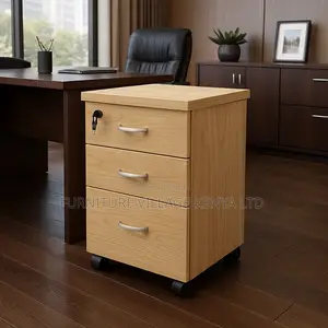 Office Cabinet; 3-drawer Wooden Office File Cabinet