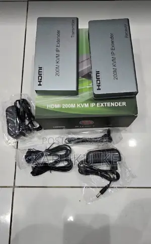 200m Kvm Ip Extender, Over Ip Ethernet Cat6 Transmitter Receiver
