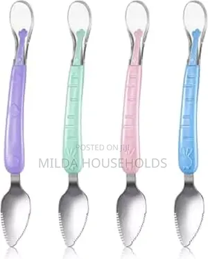 Dual Head Baby Feeding Spoon.