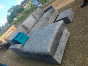L-Shaped Sofa Set 5 Seater+ Ottoman
