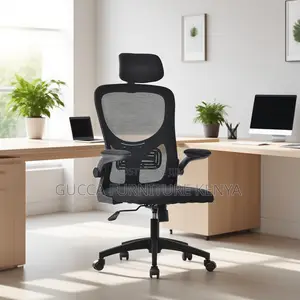 Ergonomic Mesh Office Chair With Flip Armrest