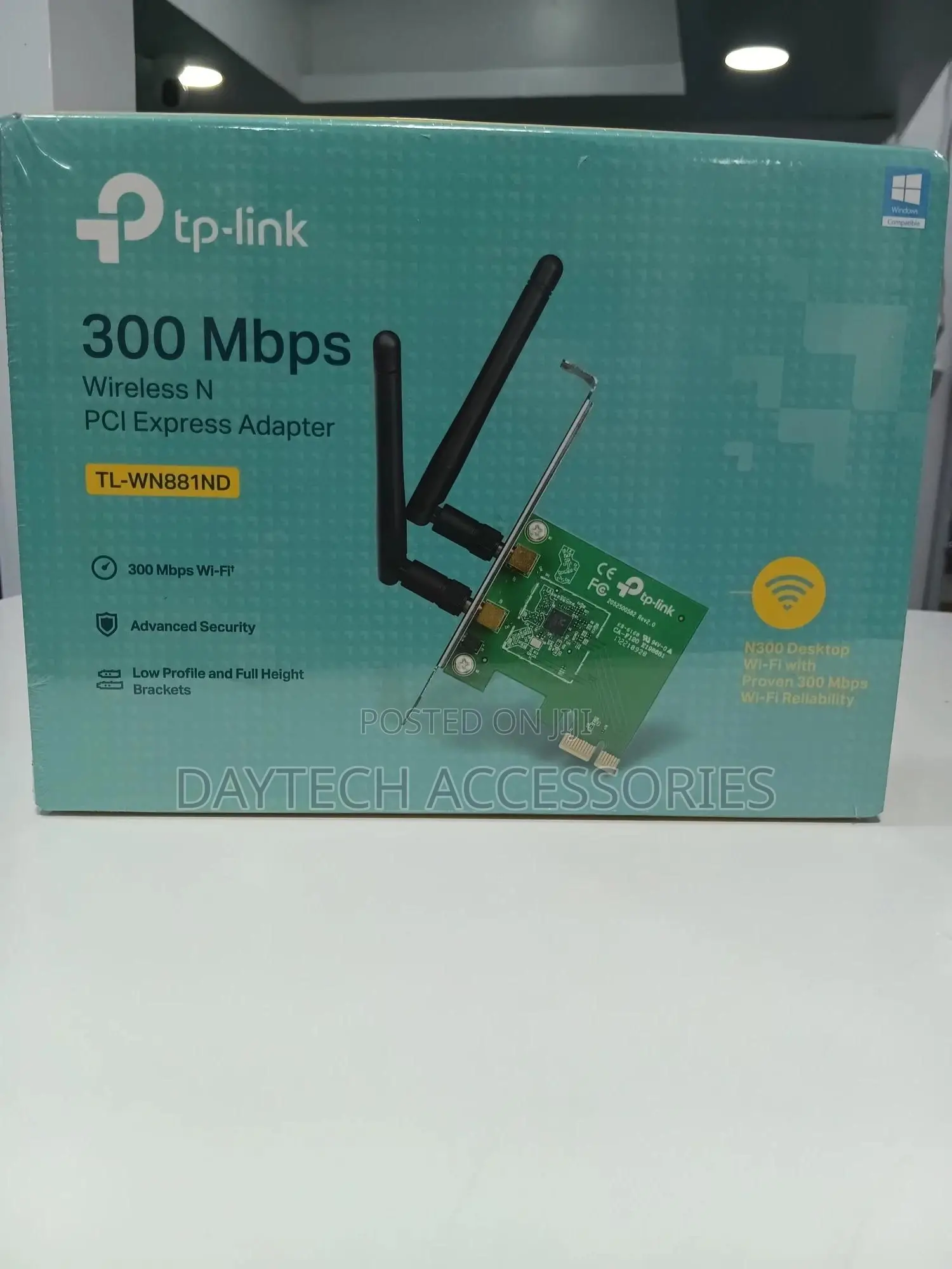 Tp-Link Tl-Wn881nd 300mbps Wireless N Pci Express Adapter.