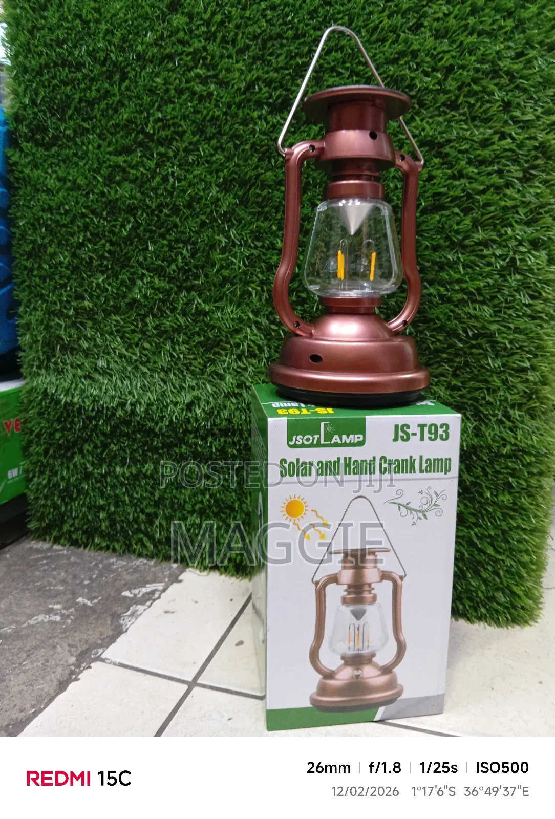 Solar and Hand Crank Lamp