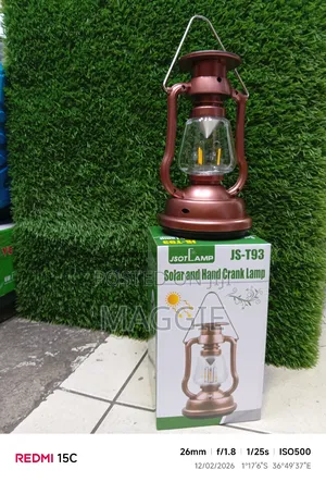 Solar and Hand Crank Lamp