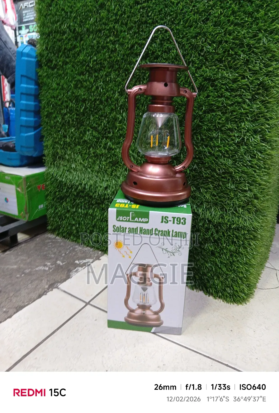 Solar and Hand Crank Lamp
