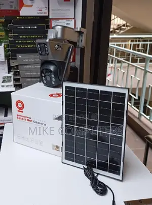 V380 Pro App 12mp 4g PTZ Rotating Dual Lens Solar Camera
