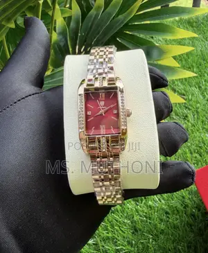 Ladies Gold Coated Wrist Watch 