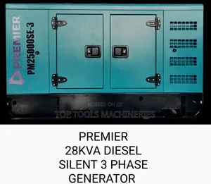 Premier 28kva Three Phase Diesel Silent Generator Heavy Duty